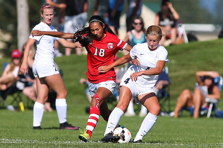 &lt;p&gt;The Lake City Timberwolves duke it out with the Sandpoint Bulldogs in girls soccer on Tuesday, Aug. 23, 2016 at Lake City High School. Lake City emerged victorious with a 4-0 win. To purchase photo, please visit www.cdapress.com/photos&lt;/p&gt;