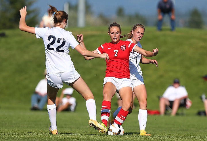 &lt;p&gt;The Lake City Timberwolves duke it out with the Sandpoint Bulldogs in girls soccer on Tuesday, Aug. 23, 2016 at Lake City High School. Lake City emerged victorious with a 4-0 win. To purchase photo, please visit www.cdapress.com/photos&lt;/p&gt;