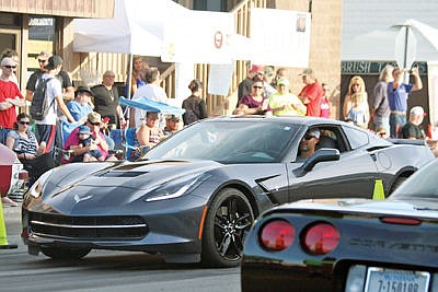 &lt;p&gt;Corvettes from all eras made the Friday night cruise this weekend. (Seaborn Larson/The Western News)&lt;/p&gt;