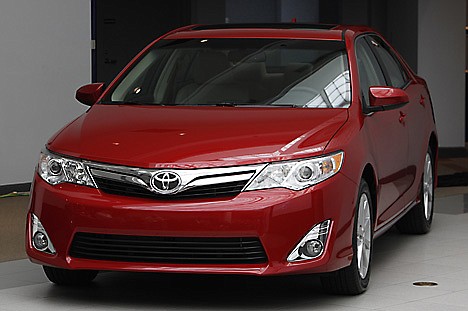 &lt;p&gt;The 2012 Toyota Camry is unveiled during a news conference in Dearborn, Mich., Tuesday, Aug. 23, 2011. While it promises new technology and other upgrades, America's best-selling car faces a fight to stay on top with its first redesign of the Camry in five years (AP Photo/Paul Sancya)&lt;/p&gt;