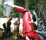 Pilot injured in plane crash near Priest Lake