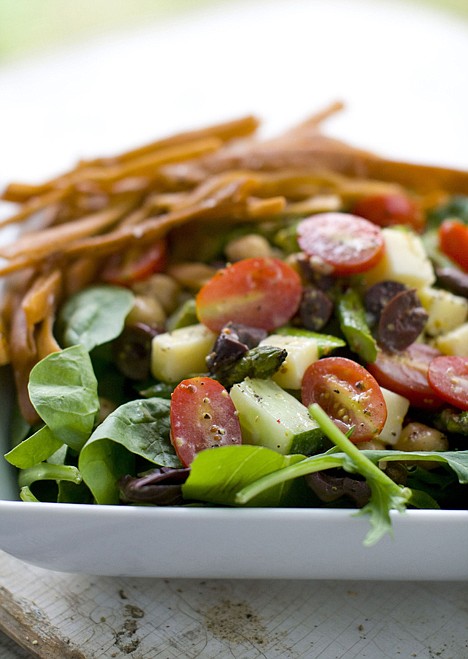 &lt;p&gt;This July 25, 2011 photo shows asparagus chopped salad with Meyer lemon dressing in Concord, N.H. For the AP?s 20 Salads of Summer series, celebrity chef Bobby Flay offered this salad from his upcoming cookbook, &quot;Bobby Flay's Bar Americain Cookbook.&quot; (AP Photo/Matthew Mead)&lt;/p&gt;