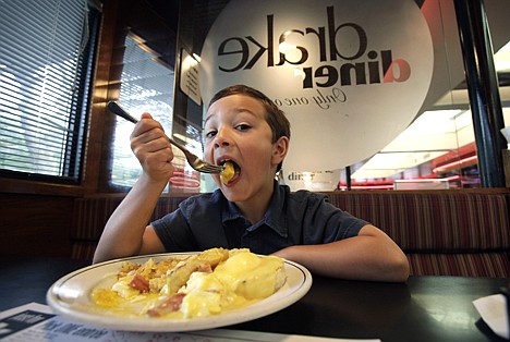 &lt;p&gt;Dominic Chiodo, 7, of Des Moines, Iowa, eats eggs benedict at the Drake Diner Tuesday in Des Moines, Iowa. The egg recall hasn't affected this popular breakfast spot in downtown Des Moines. Manager Shannon Vilmain credits quality suppliers for keeping the diner stocked with safe eggs. She said that while more customers have been asking about the brand names of the eggs used and whether they're safe, she hasn't noticed a decline in the number of orders that use eggs.&lt;/p&gt;