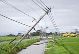 Typhoon Goni drenches western Japan