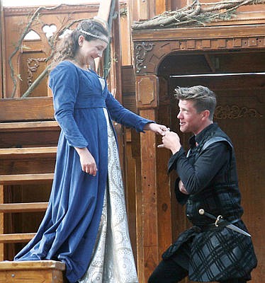 &lt;p&gt;Richard III (Sam Pearson) kissing the hand of Lady Anne (Maeve Moynihan). &quot;I'll have her; but I will not keep her long.&#148; (Bethany Rolfson/The Western News)&lt;/p&gt;