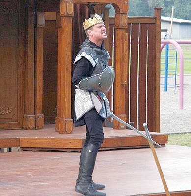 &lt;p&gt;Richard III (Sam Pearson) crying out for help during the final battle scene. &#147;A horse! A horse! My kingdom for a horse!&quot; (Bethany Rolfson/The Western News)&lt;/p&gt;