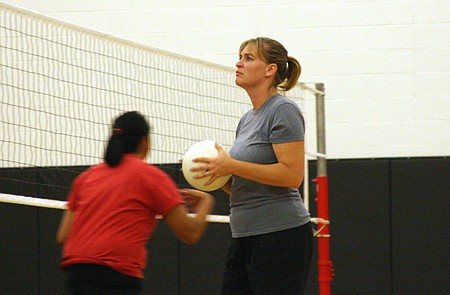 Ronan volleyball head coach Naomi Mock looks to instill a new attitude.