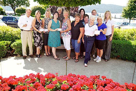 &lt;p&gt;The Coeur d'Alene Garden Club distributed approximately $13,000 to nine local non-profit agencies Thursday. The funds were raised through the organization's annual garden tour. Photographed, from left, John Corcoran, with ElderHelp of North Idaho, Janie Givas, from Children's Village, Kacie Zimmerman, from the North Idaho Violence Prevention Center, Kim Normand, with the Shared Harvest Community Garden, Tom Lucas, with ElderHelp of North Idaho, Karen Carstens, president of the Coeur d'Alene Garden Club, Kristen Childers, Hayden Meadows fourth grade teacher, Sandra Gunn, from CASA, Beth Barclay, with ICARE of St. Vincent de Paul, Bonnie Warwick, the Coeur d'Alene Garden Club tour chairman, Vern Harvey, a Hayden Meadows third grade teacher, Idella Mansfield, with the Kootenai Humane Society, and Pam Noah, development coordinator for the North Idaho College Foundation.&lt;/p&gt;