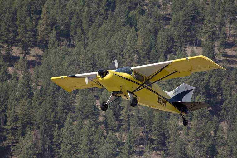 &lt;p&gt;One of the eleven planes that participated in the Mineral County Airport Fly-in sours above the airport prior to departure on Saturday afternoon.&lt;/p&gt;