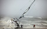 Irene lashes coast