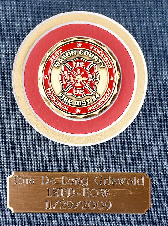 &lt;p&gt;Detail of the challenge coin given to D.C. Haas by the sister of Lakewood, Washington Police Officer Tina DeLong-Griswold who was killed in November of 2009. (Brenda Ahearn/Daily Inter Lake)&lt;/p&gt;