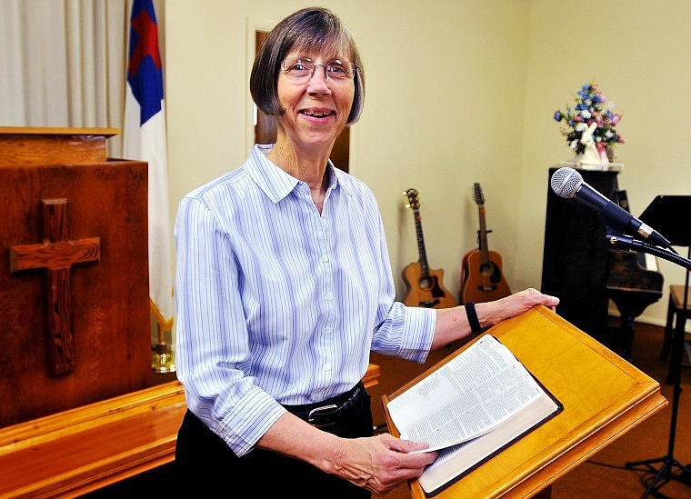 Liz Young, who worked as a computer specialist for Flathead County from 1989 to 1993, recently returned to the area to assume the pastorship at Church of the Nazarene in Columbia Falls..