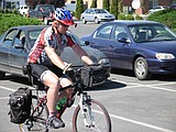 Man rides bike for MS