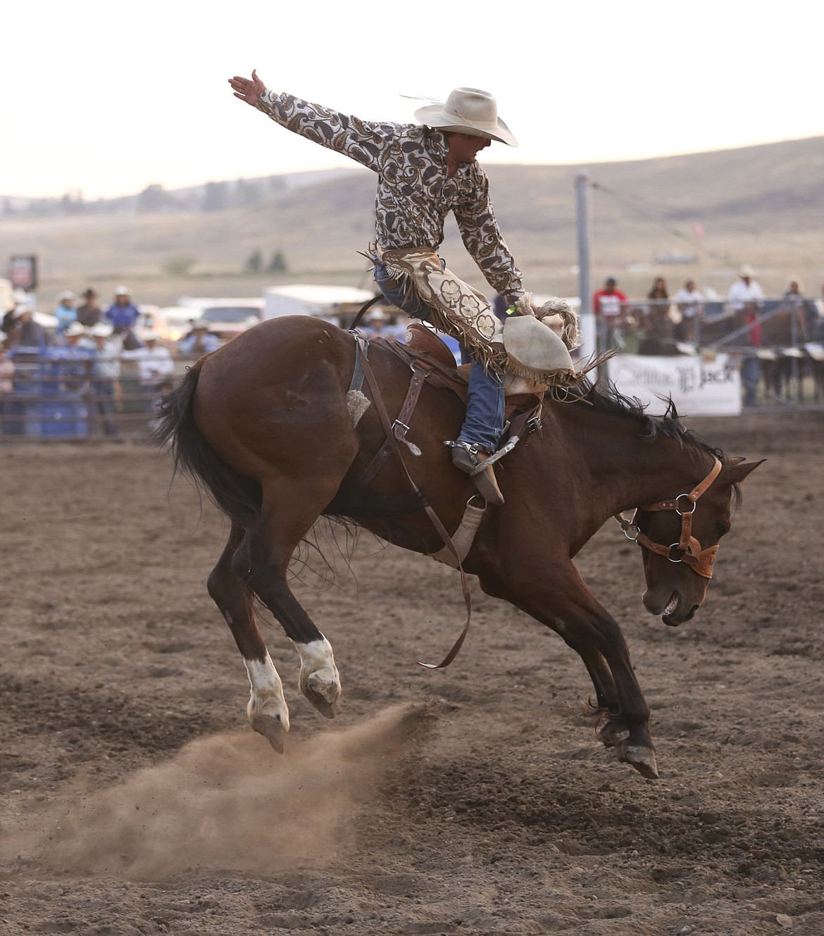 &lt;p&gt;Charlie Lytle of Arlee competes in saddle bronc riding at the Flathead River rodeo in Polson on Thursday.&lt;/p&gt;