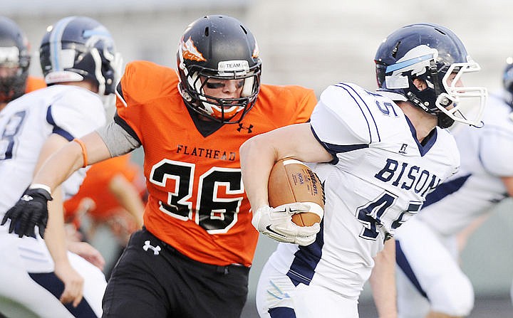 &lt;p&gt;Images from the Flathead Braves' 13-12 victory over the Great Falls Bison at Legends Stadium on Friday, Aug. 29, 2014. (Aaric Bryan/Daily Inter Lake)&lt;/p&gt;