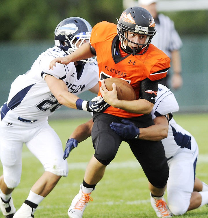 &lt;p&gt;Images from the Flathead Braves' 13-12 victory over the Great Falls Bison at Legends Stadium on Friday, Aug. 29, 2014. (Aaric Bryan/Daily Inter Lake)&lt;/p&gt;