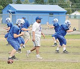 Football team learning new system