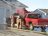 New Moses Lake postmaster's vehicle catches fire