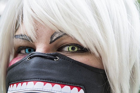 &lt;p&gt;Shyrene Zacherle, dressed as Kaneki Ken, sports multicolored eyes on Saturday at the first-ever Coeur d&#146;Con comic con at the Coeur d&#146;Alene Public Library.&lt;/p&gt;