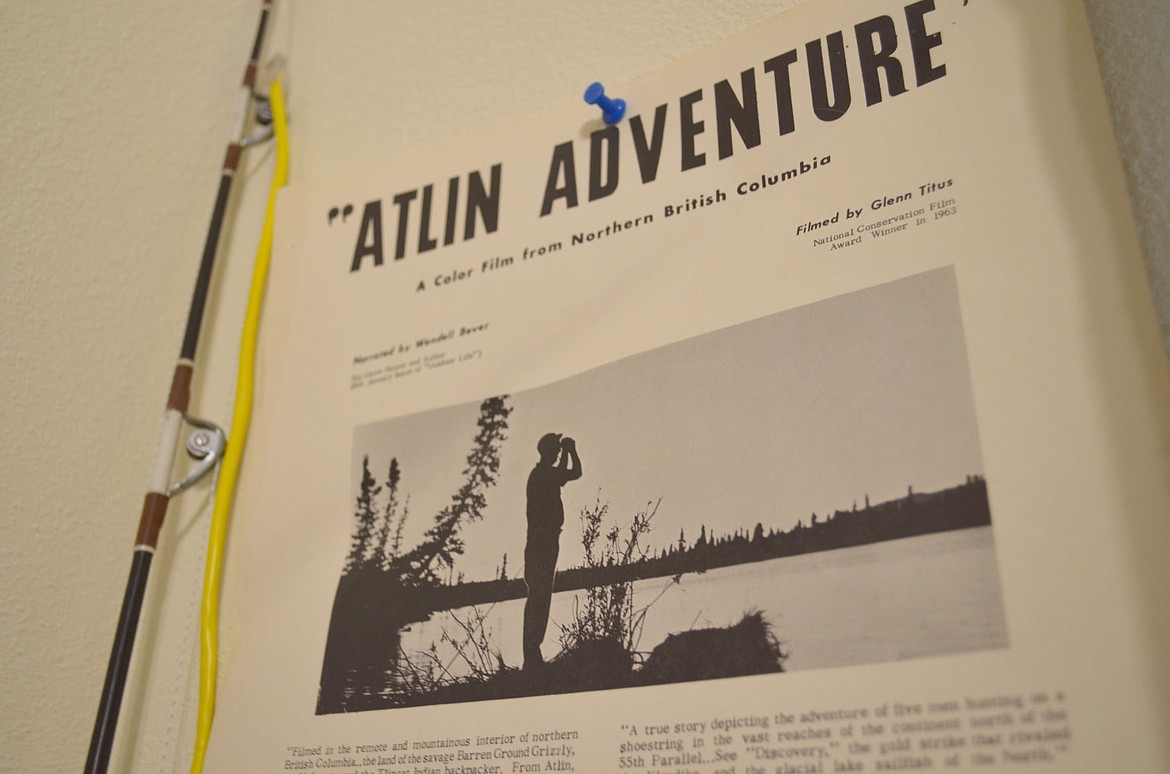 &lt;p&gt;A poster for &quot;Atlin Adventure,&quot; filmed by Glenn Titus in British Columbia in 1964. (Seaborn Larson/The Western News)&lt;/p&gt;
