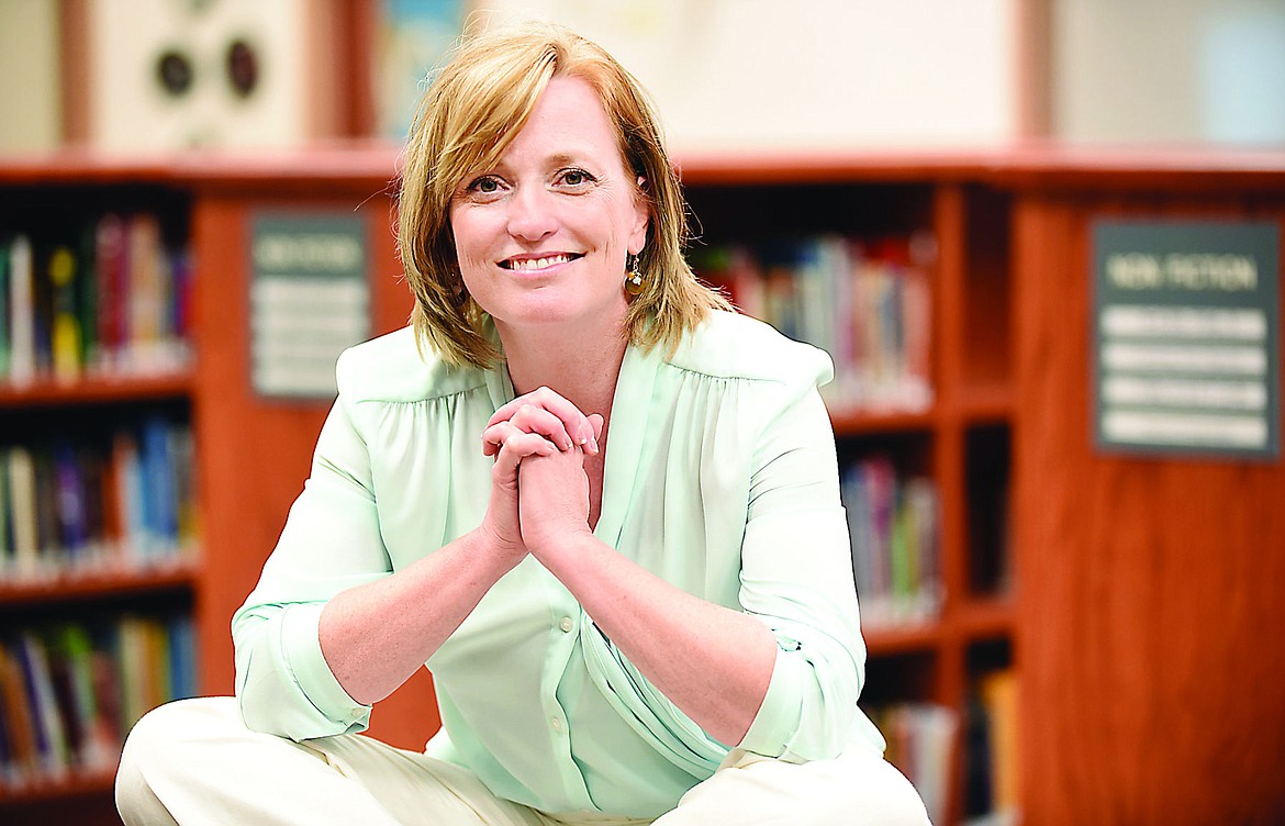 &lt;p&gt;Heather Davis Schmidt, the new superintendent of the Whitefish School District, in the library of the Whitefish Middle School on Aug. 20.&lt;/p&gt;