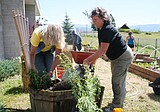 Somers school district constructs garden