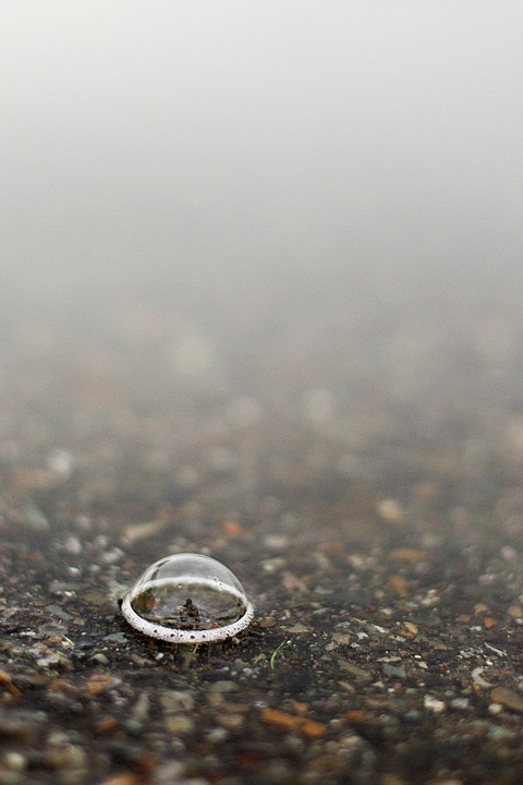 &lt;p&gt;SHAWN GUST/Press A single bubble floats on the surface of a small puddle during a thunderstorm Tuesday in Coeur d'Alene.&lt;/p&gt;