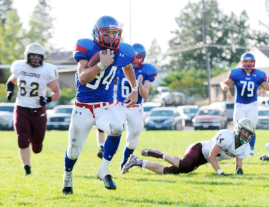 &lt;p&gt;In this file photo, Bigfork running back Matthew Farrier breaks free down the sideline for a 36-yard gain during the third quarter of a game against Florence on Monday, Aug. 31, in Bigfork. (Aaric Bryan/Daily Inter Lake)&lt;/p&gt;