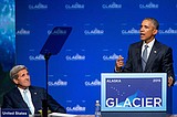 Obama making waves in Alaska