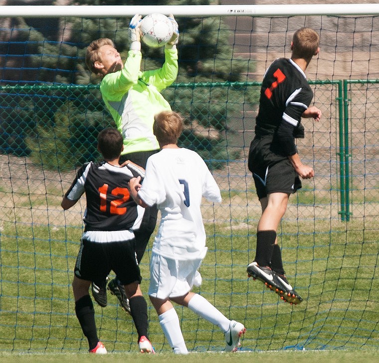 &lt;p&gt;Glacier goalkeeper Riley O&#146;Neal makes a save during Saturday afternoon&#146;s crosstown matchup with Flathead at Glacier High School.&lt;/p&gt;&lt;p&gt;&#160;&lt;/p&gt;