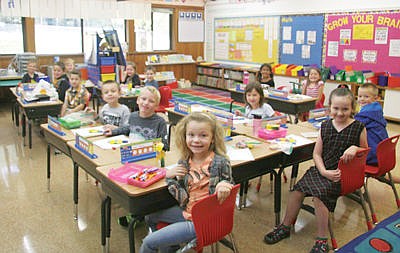 &lt;p&gt;Mrs. Foss&#146;s first grade class preparing for their first day of school. (Bethany Rolfson/The Western News)&lt;/p&gt;