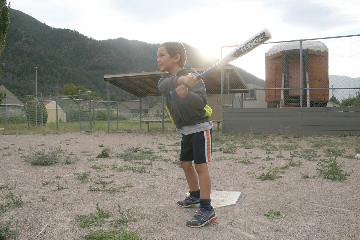 &lt;p&gt;Conner Carpenter takes a swing during a baseball game hosted by the PEAK foundation in Alberton.&lt;/p&gt;