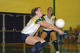 Bulldog spikers dominate starter tourney