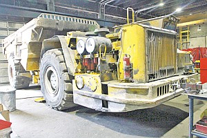 &lt;p&gt;&lt;span&gt;A mining dump truck in the garage for repair. The price of a single tire is $13,000. Bio-fuel is used in most of the vehicles.&lt;/span&gt;&lt;/p&gt;
&lt;div&gt;&lt;span&gt;&lt;br /&gt;&lt;/span&gt;&lt;/div&gt;