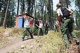 Youths learn Border Patrol tactics