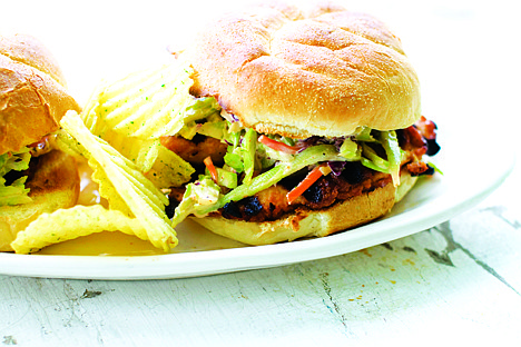 &lt;p&gt;In this image taken on July 24, 2012, a Thai Peanut Barbecue Turkey Cutlet Burger is shown in Concord, N.H. (AP Photo/Matthew Mead)&lt;/p&gt;