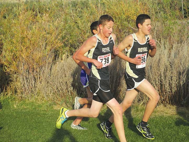 Junior Riley Lefler, left, and sophomore Salvador Horta (right) will be among the challengers for the top five spots.