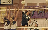 Bulldog spikers sweep Polson