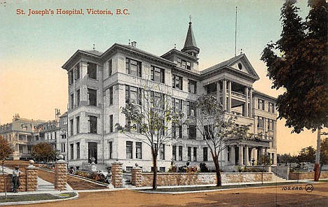 &lt;p&gt;Postcard of St. Joseph&#146;s Hospital in Victoria BC where Nellie spent her final days&lt;/p&gt;