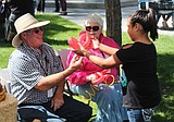Dancing and stories at Warden Days festival