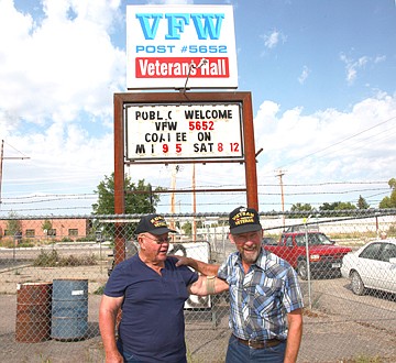 &lt;p&gt;Service officer Todd and commander Dan Hall share a few laughs outside of the VFW&lt;/p&gt;