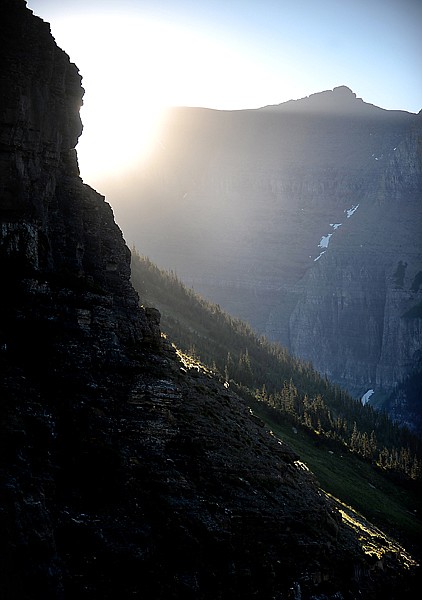 &lt;p&gt;Smoke from area burns created a lightly hazely morning on Sunday
near Logan's Pass in Glacier National Park.&lt;/p&gt;