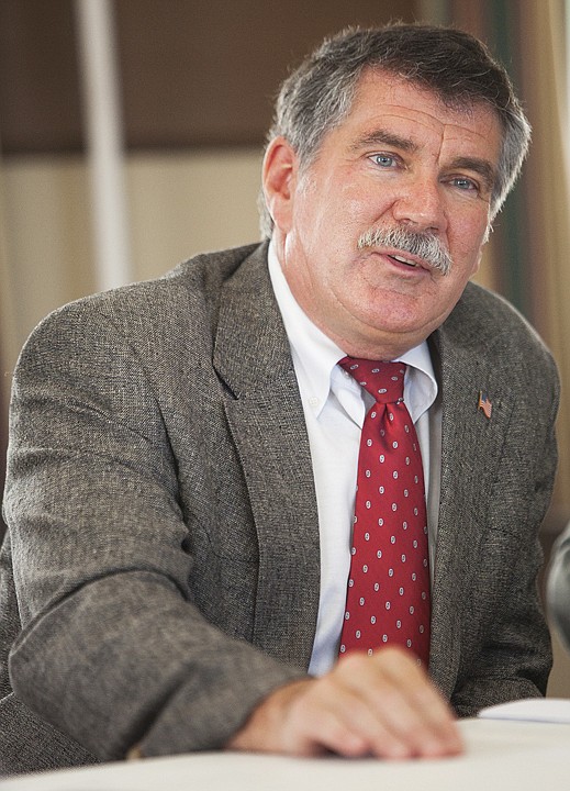 &lt;p&gt;Rep. Denny Rehberg, R-Mont., speaks to a roundtable at the
Kalispell Chamber of Commerce Friday.&lt;/p&gt;