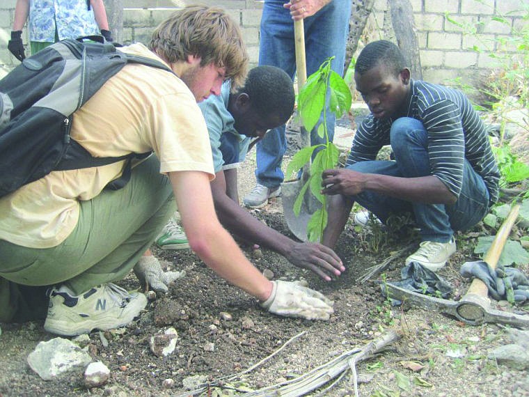 &lt;p&gt;Hunter Lapp helps plant trees during a mission trip to Haiti with other members of Mountain View Mennonite Church. A fourth trip to Haiti is planned in December to help with continuing relief work following the devastating earthquake in 2010.&#160;&lt;/p&gt;&lt;div&gt;&#160;&lt;/div&gt;