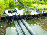 River drained for clean-up