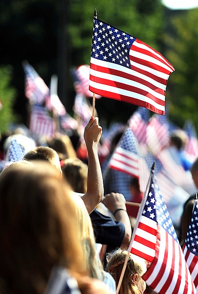 &lt;p&gt;Flags were held high as students, staff and family members from
walked from Saint Matthew's Catholic Church to the Kalispell Fire
Department on Friday morning. They carried 343 flags in honor of
the first responders who died in the 9/11 terrorist attacks. The
first of these memorial flags was placed by Father Rod Ermatinger
in memory of Chaplain of the New York Fire Department Fahter Mychal
Judge who died in the terrorist attack on the World Trade
Center.&lt;/p&gt;