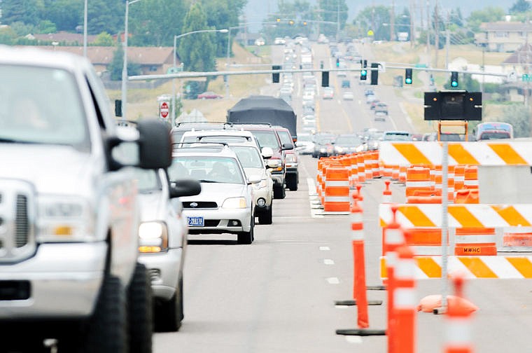 &lt;p&gt;Construction on U.S. 93 is causing major traffic delays in north Kalispell.&lt;/p&gt;