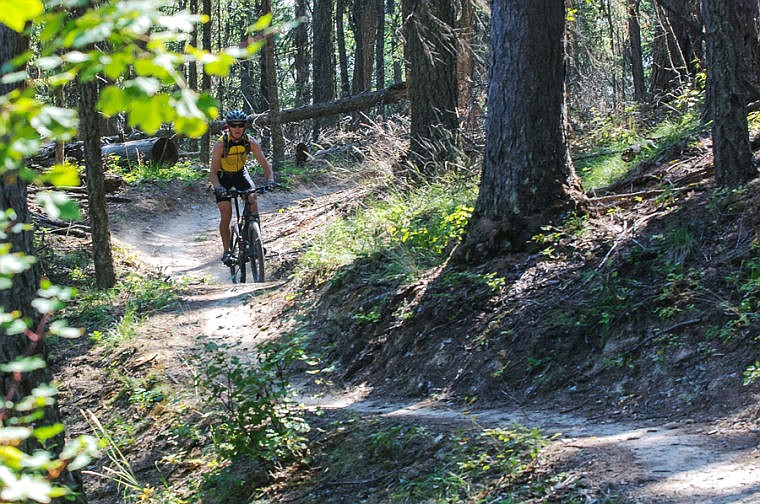 &lt;p&gt;Tyler Hoppes of Whitefish mountain bikes on the Beaver Lake Trail on Wednesday afternoon in the Whitefish Trails.. Sept. 4, 2013 in Whitefish, Montana. (Patrick Cote/Daily Inter Lake)&lt;/p&gt;