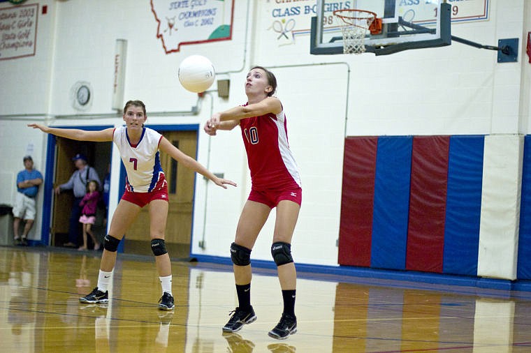 <p>Superior Bobcat junior Nadeia Ewounik had two stand out performances in her role as the team's libero.</p>