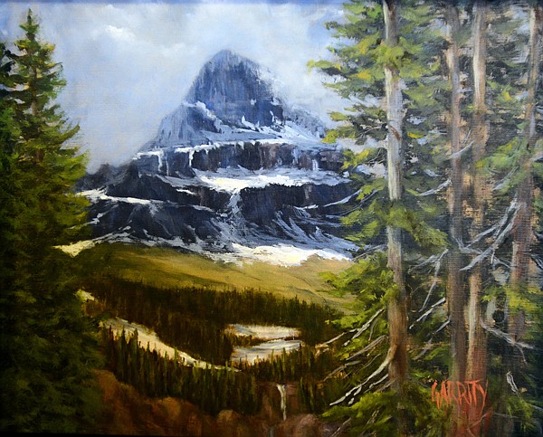 &lt;p&gt;Detail of the painting Mount Reynolds by George Garrity on Monday, September 9, at the Glacier Art Academy in the KM Building in Kalispell. (Brenda Ahearn/Daily Inter Lake)&lt;/p&gt;